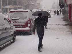 Van'da Yoğun Kar Yağışı Video