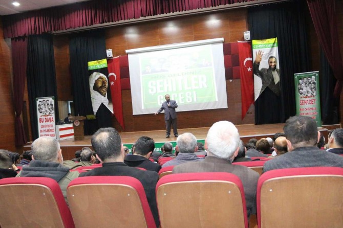 Mardin'de İrfan Der "Şehitler Gecesi" programı düzenledi