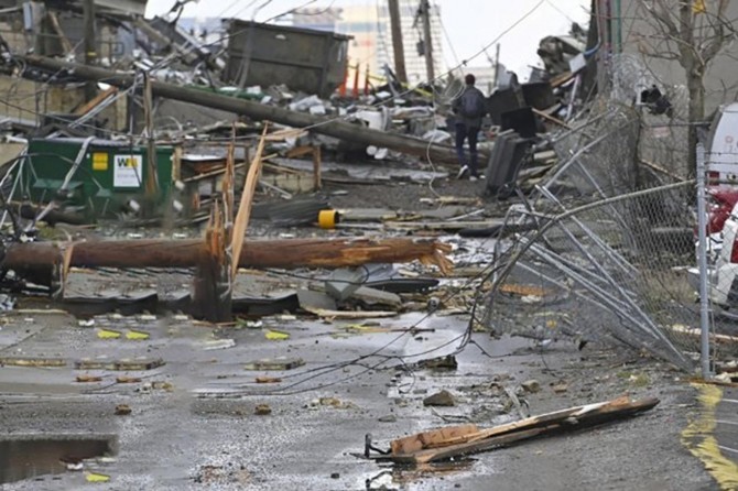 ABD'de hortum: 22 kişi öldü, 40 bina yıkıldı
