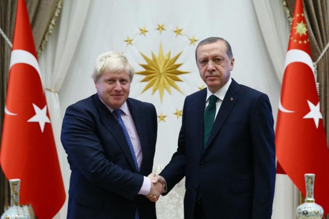 Erdogan û Johnson hevdîtin kirin