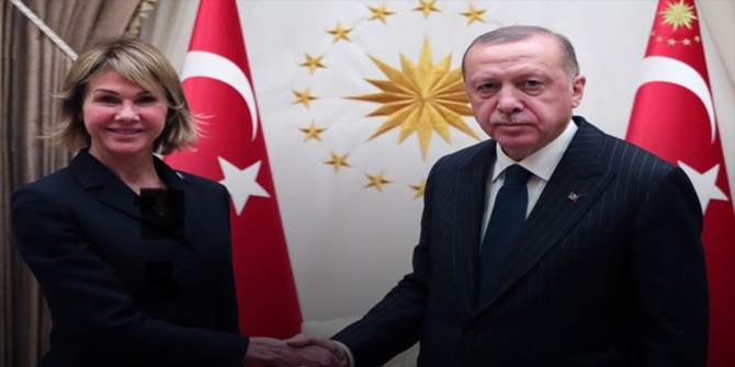 Cumhurbaşkanı Erdoğan, ABD’nin BM Daimî Temsilcisi Craft’ı kabul etti