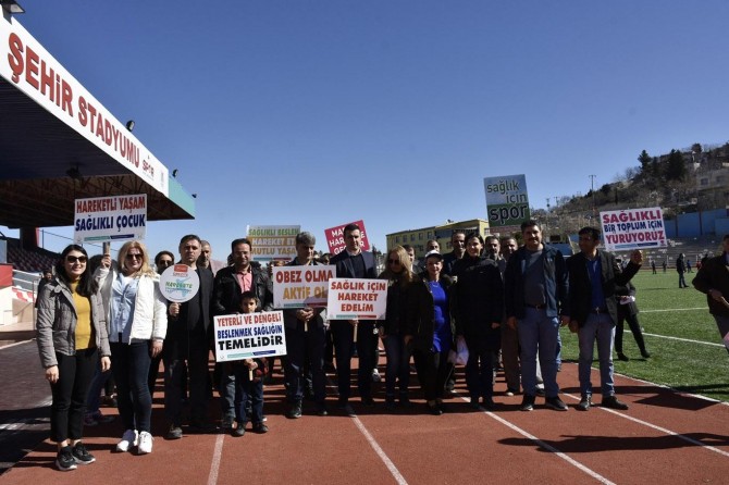 Mardinliler obeziteye karşı yürüdü