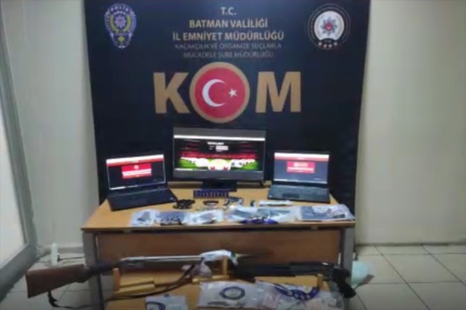 Batman merkezli kumar operasyonunda 95 şüpheli gözaltına alındı