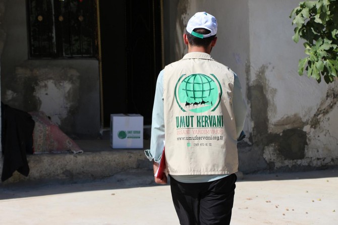 Mardin Umut Kervanı şubat ayında 206 muhtaç aileye yardım ulaştırdı