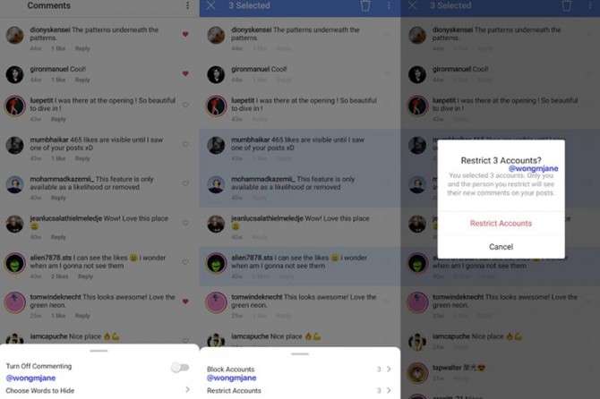 Instagram birden fazla hesabı aynı anda kısıtlama özelliğini test ediyor