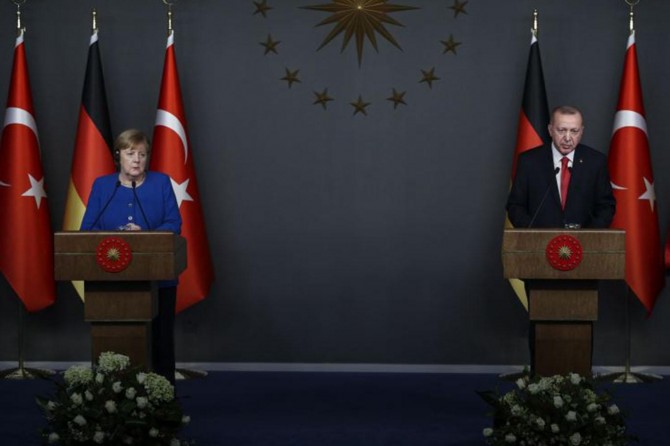 Cumhurbaşkanı Erdoğan, Almanya Başbakanı Merkel ile telefonda görüştü