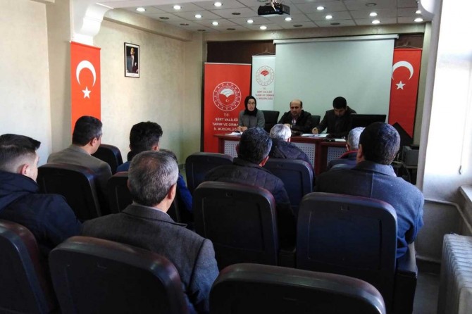 Siirt'te bitki koruma bayi toplantısı yapıldı