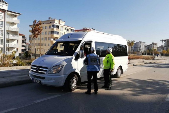 Gaziantep’te okul servisleri denetlendi
