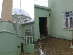 Çınar'da Caminin Elektrik Kabloları Çalındı Foto