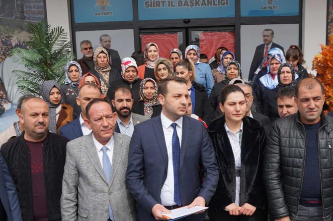 AK Parti Siirt İl Başkanlığından CHP'li Özkoç hakkında basın açıklaması