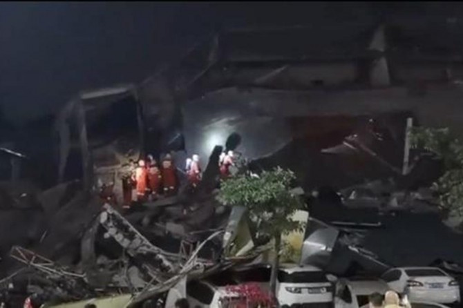 Çin'de COVID-19 nedeniyle karantinaya alınanların bulunduğu bina çöktü
