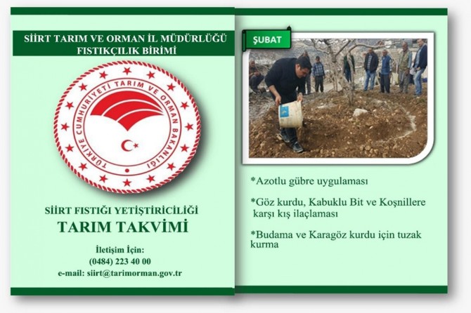 Siirt'te kurulan Fıstıkçılık Birimi, yapılması gerekenlerle ilgili bilgilendirme yaptı