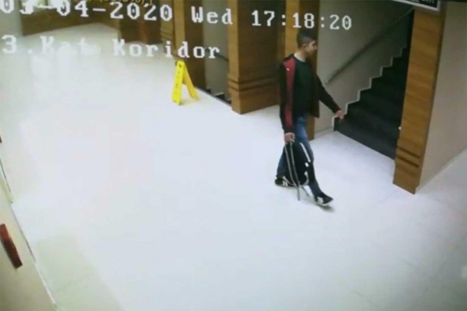 Gaziantep'te hastane personelinin cüzdanını çalan genç yakalandı