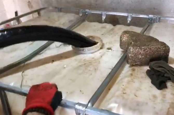 Gaziantep'te bin 600 litre gümrük kaçağı akaryakıt ele geçirildi