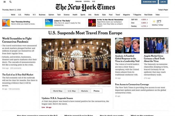 NYT'nin Türkiye hakkındaki Corona virüs algısı tepki çekti