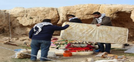 İşgalci İsrail çadırları zorla boşalttı