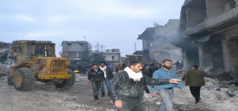 Esad'ın Azez'deki katliamının fotoları
