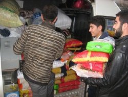 İdil-Tepeköy'den Suriye'lilere Yardım