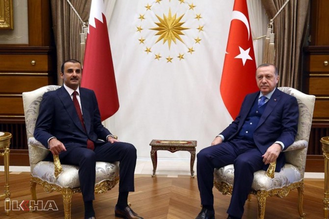 Erdogan bi Mîrê Qatarê re hevdîtin kir