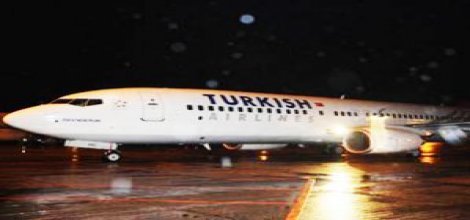 THY Uçağına Yıldırım Düştü