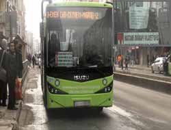 Diyarbakır'daki özel halk otobüsleri eylemde