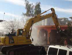 Cizre surları için yıkım başladı video