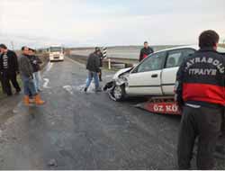 Tekirdağ Hayrabolu’da trafik kazası