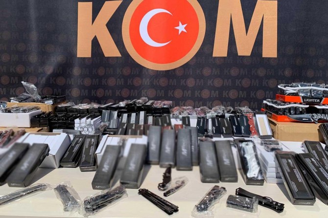 Malatya'da gümrük kaçağı malzeme ele geçirildi