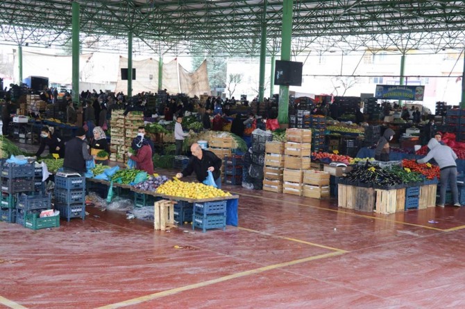 Gaziantep semt pazarlarında Coronavirus önlemleri artırıldı