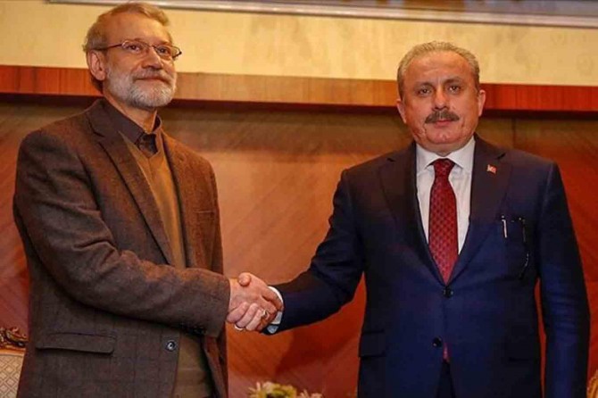 TBMM Başkanı Şentop'tan İran Meclis Başkanı Laricani'ye geçmiş olsun telefonu