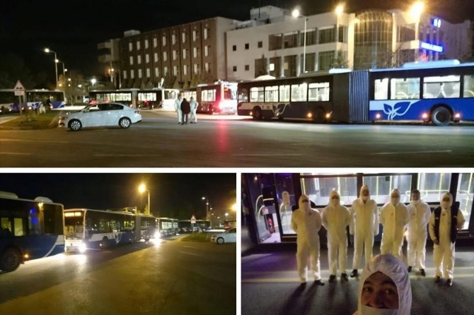 360 welatîyên Tirkîyê yên ku ji Qatarê hatin anîn hatin xistin karantînayê