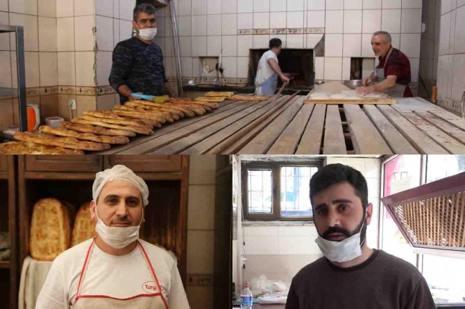 Diyarbakır’da fırıncılar ekmekleri evlere götürüyor