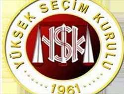 YSK adaylık için istifa tarihini açıkladı