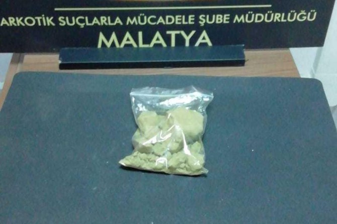 Malatya’da uyuşturucu ticareti yaptığı iddiasıyla bir kişi tutuklandı