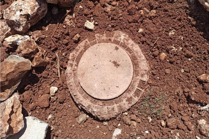 Siirt’te PKK’nin döşediği anti tank mayını imha edildi