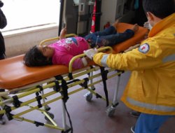 Ceylanpınar'da bir kız çocuğu yaralandı