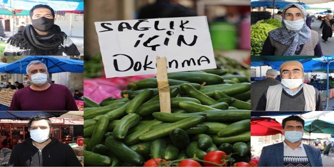 Diyarbakırlılar yasağın erkenden duyurulmasından dolayı alışverişini rahat yapıyor