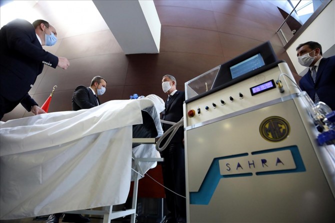 Yerli mekanik solunum cihazı üretildi