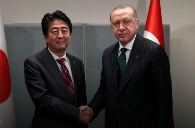 Erdoğan, Japanese Prime Minister Abe talk over the phone