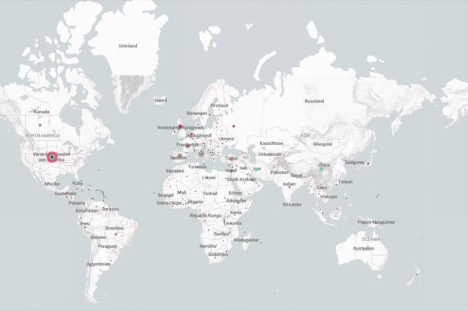 Li cîhanê hejmara kesên ku bi Coronavîrusê ketin derket li ser 2 milyon û 300 hezarî