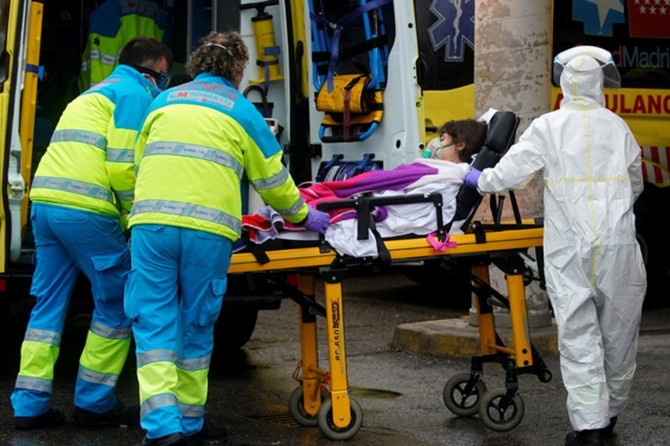 Spain: 410 people die from coronavirus in the past 24 hours