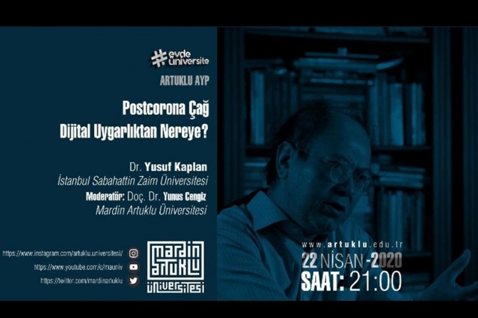 MAÜ’nün panel serisi “Postcorona Çağ Dijital Uygarlıktan Nereye?” konusuyla devam edecek
