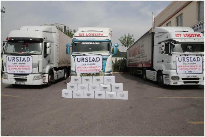 İstanbul’da yaşayan Şanlıurfalı iş adamlarından ihtiyaç sahiplerine yardım