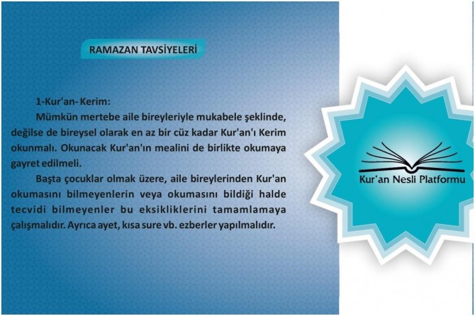 What to do in Ramadan: Recommendations from Qur'an Generation Platform