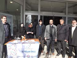 Erzincan'da imza kampanyası başladı
