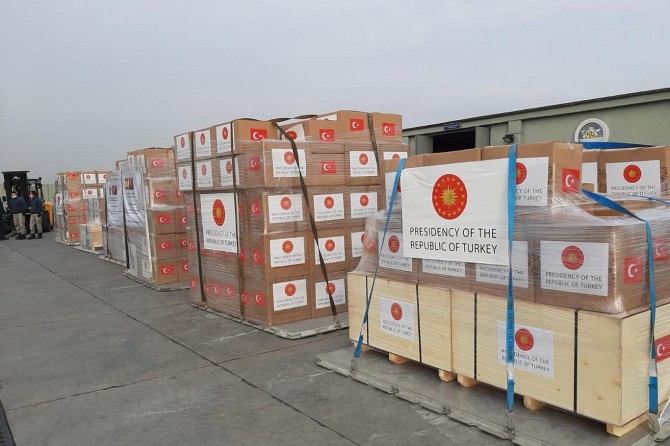 Türkiye'den 53 ülkeye tıbbi malzeme yardımı yapıldı