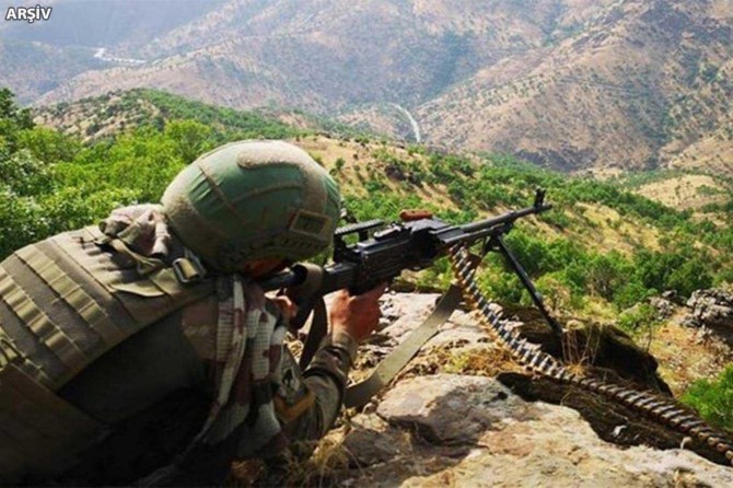 20 PKK/YPG members neutralized in northern Syria, Turkey’s Defense Ministry says