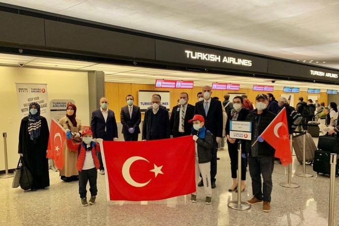 346 welatîyên Tirkîyê yên ku li Amerîkayê dijîyan hatin anîn