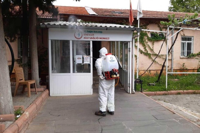 Gaziantep'te dezenfekte çalışmaları sürüyor