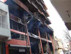 Batman'daki yangın 5 katlı mağazayı kül etti video